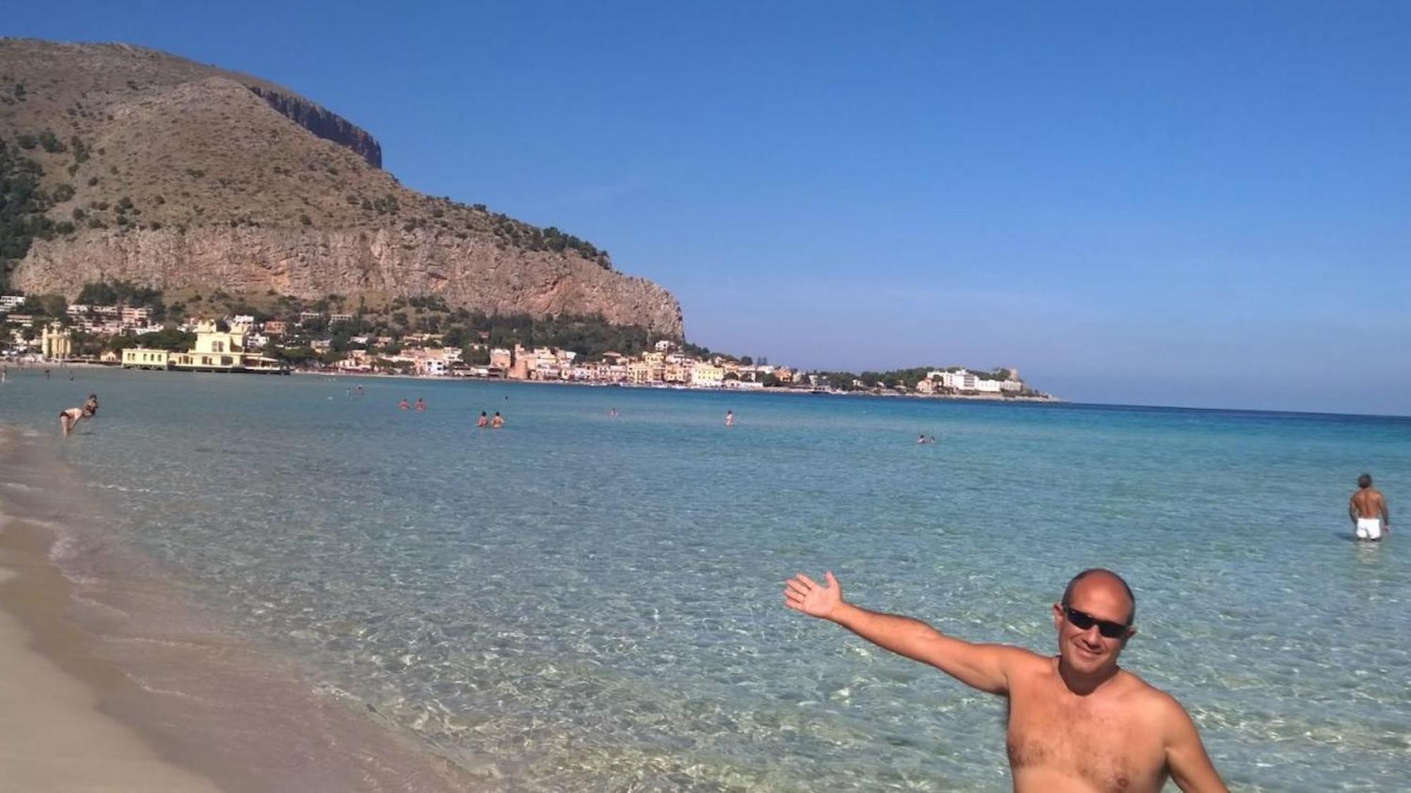 Mondello Luxury Apartment On The Beach Экстерьер фото